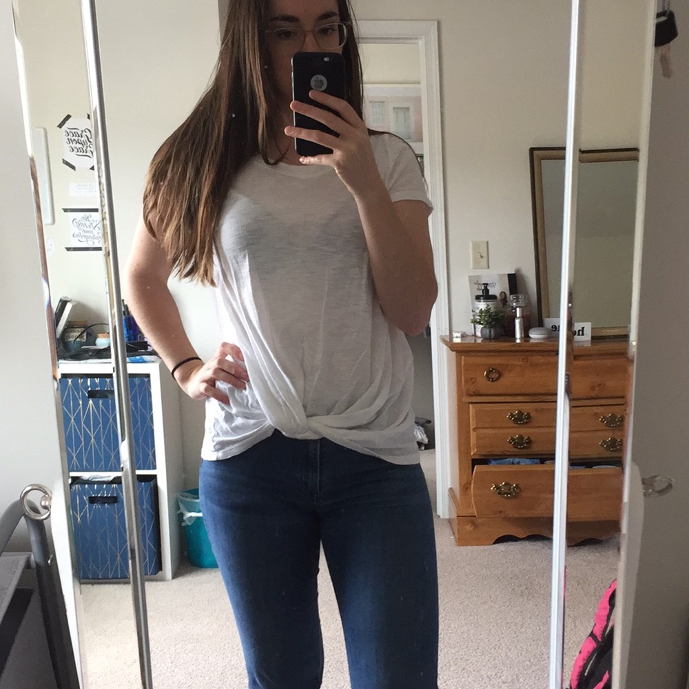 White long shirt